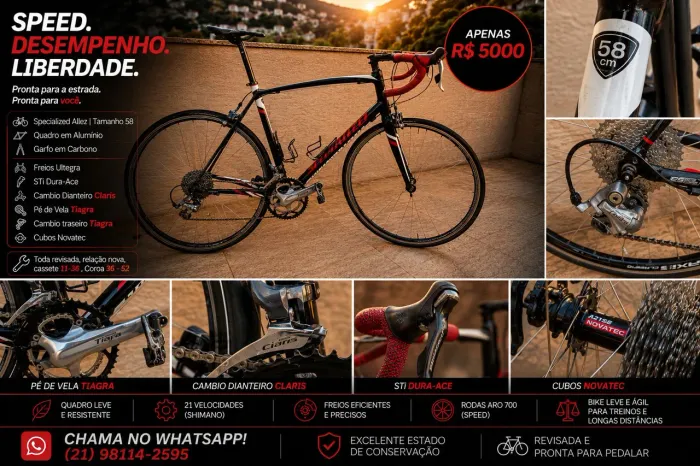 Bike Speed Specialized Allez Tam.58