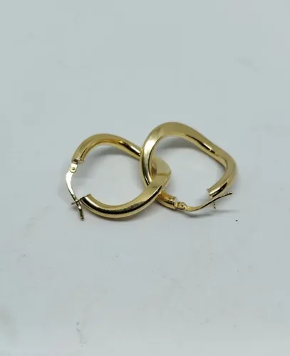 Brincos argola ouro 18k ?2,5cm