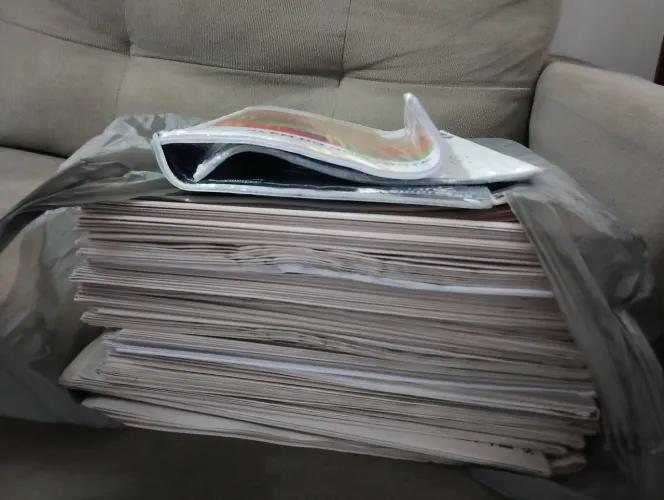 Jornais e revistas.