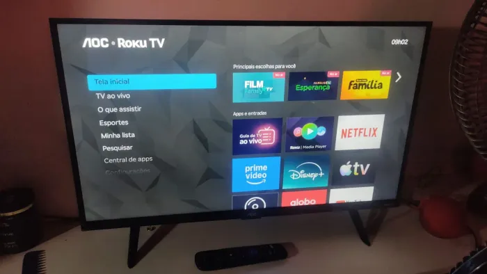 Smart TV aoc 32 polegadas