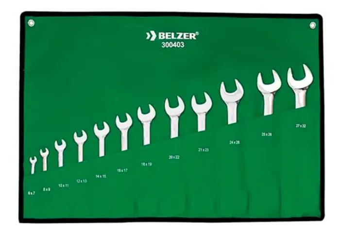 Jogo Chave Fixa 6 A 32 Mm 12 Peças Belzer