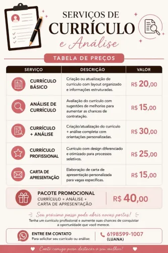 Currículo e Análise 
