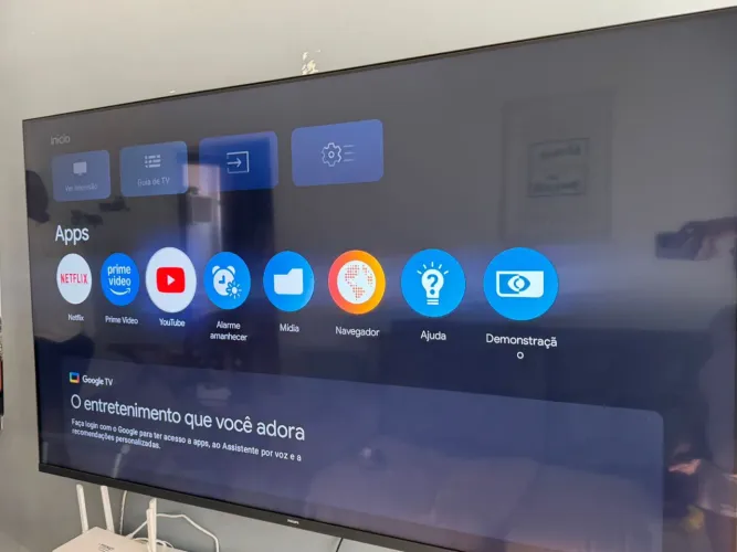 Smart tv 65? Philips 4k comando de voz Alexa
