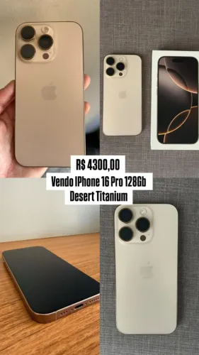 IPHONE 16 PRO 128GB - PRATICAMENTE ZERO