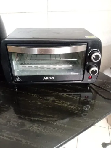 Forno Elétrico Airfry Turbo 10 Litros 127v 800w Preto Arno Of3108b1