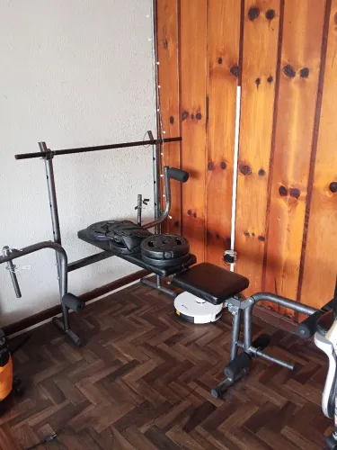 APARELHO DE MUSCULAÇÃO E ANILHAS