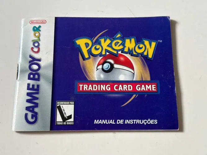 Manual Pokémon Trading Card Game Original Game Boy 