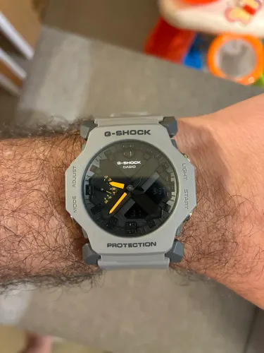Relógio Casio G-Shock GA-2300 Cinza Ana-Digi 45mm