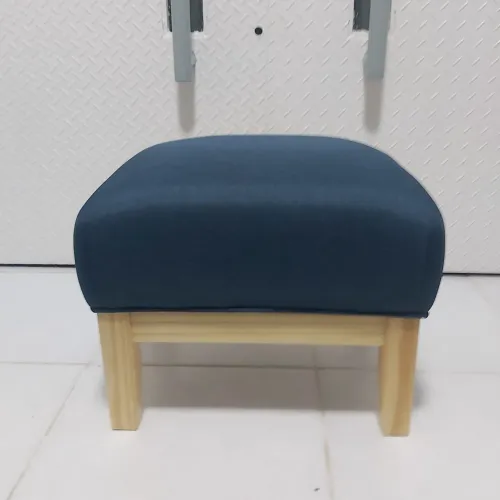 Puff Provençal (NOVO) cor Linho Azul Marinho  Sala ou Quarto