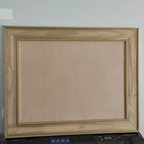 Moldura Quadro Grande Clássica Dourada