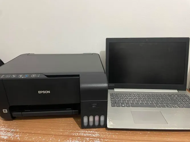 Notebook Ideapad e impressora conexão Wifi