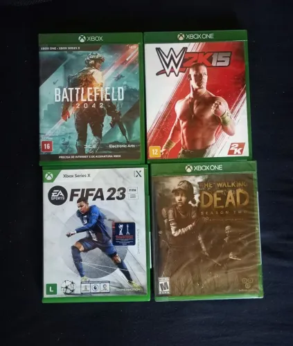 Lote de jogos Xbox One mídia física