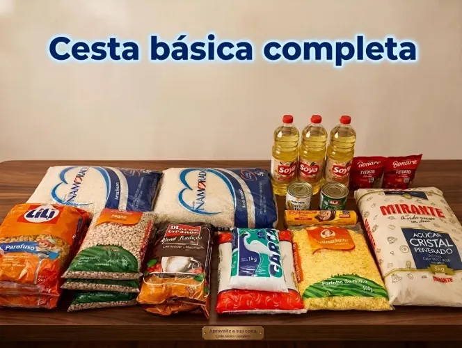Cesta básica completa de qualidade