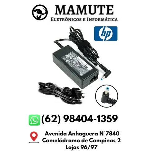 Fonte Carregador Notebook Hp Azul 240 19.5 V 3.33 A 65 W