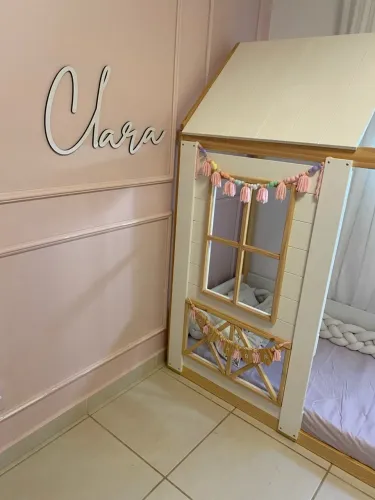 Cama casinha + colchão + capa impermeável