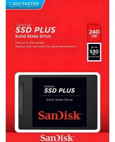 SSD SanDisk 240GB - Novo Lacrado
