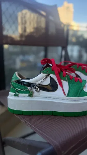 Tênis Air Jordan 1 Elevate Low - Green Lucky - TAM 37