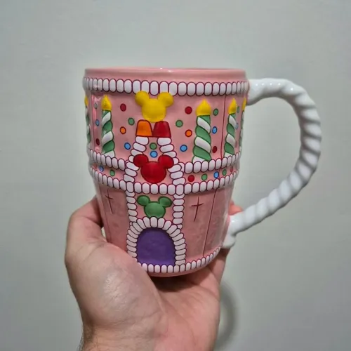 Caneca oficial disney 25 anos magic kingdom