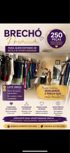 Vendo o lote 250 peças para seu bazar brechó! Oportunidade