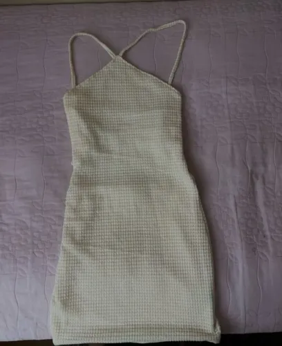 Vendo vestido novo de crochet