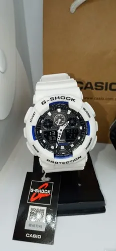Casio G-Shock original branco novo na caixa sem uso nenhum