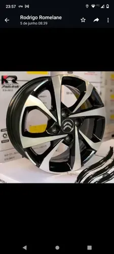 Rodas novas aro 15 -Linha Citroen - 4x108