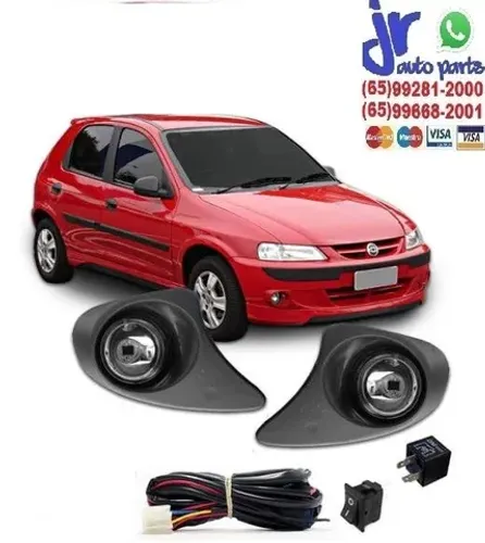 Kit Farol De Milha Celta 1999 2000 2001 2002 2003 2004 2005 2006 Auxiliar Neblina
