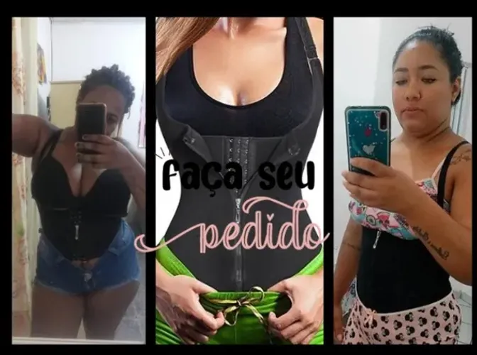 Cinta Feminina Térmica Colete Emagrecedora Slim  Power Fit 