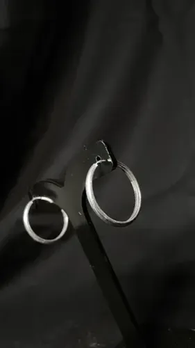 Argolas de prata 22mm