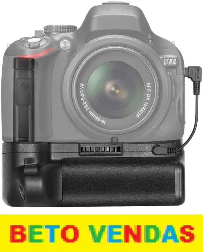Bateri Grip Para Canon E Nikon Sem Bateria