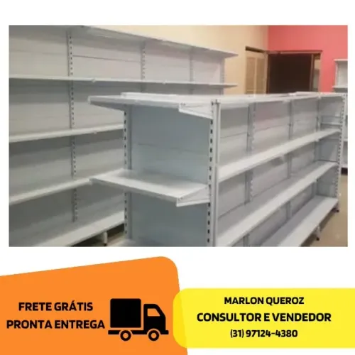 Gondola de Mercado Nova Central e Parede