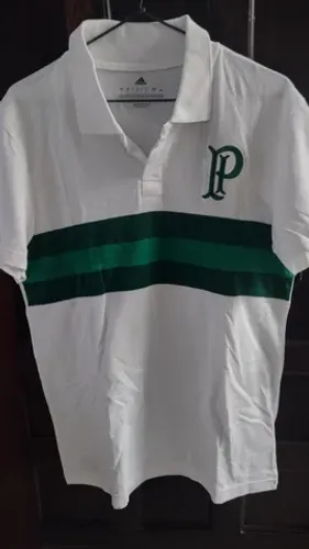 camisa polo retrô palmeiras adidas premium (com etiqueta) tamanho L (G)