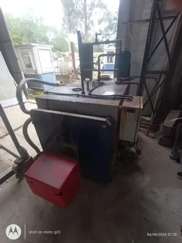 Caldeira calefação a gás e 2 trocadores de temperatura de placas inox (Ótimo estado)