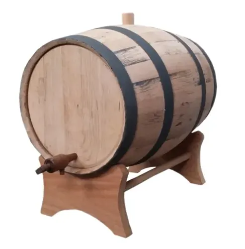 Tonel Barril De Carvalho Europeu 50 Litros Madeira Premium