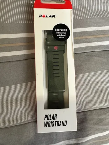 Pulseira de Silicone Polar, 22 mm