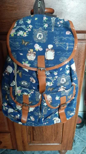 Mochila em pano 