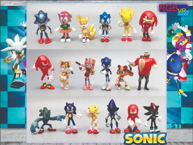 Miniatura Sonic I (Venda por Unidade ou Coleção)