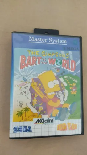 Simpsons Bart vs World Master System cib