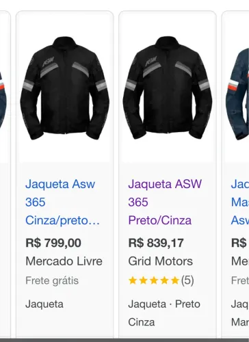 Jaqueta motociclista NOVA