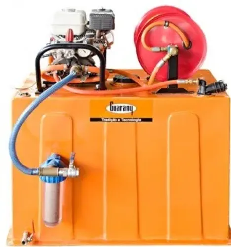 CONJUNTO DE COMBATE A INCENDIO PARA PICK-UP COM TANQUE RIGIDO DE 600 LITROS GUARANY 