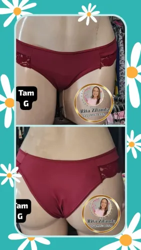 Calcinha G R$ 40,00 cada