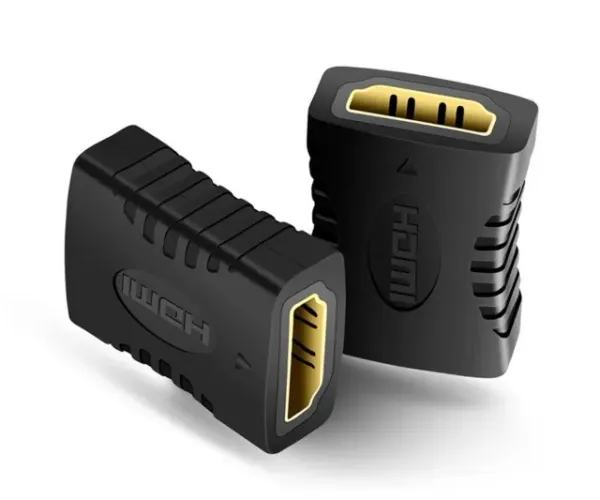 Emenda pra Cabo HDMI - Fêmea X Fêmea - Adaptador pra unir dois cabos HDMI
