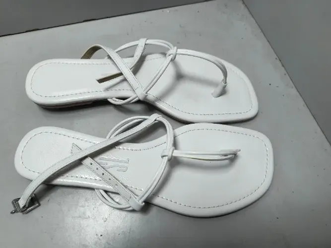 Rasteira Fechada Santa Lolla Branco T 38