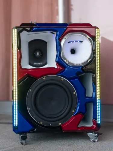 Mini Caixa BOB Subwoofer 8" Medio Grave 6" NOVO