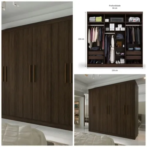 guarda roupa casal na promoção