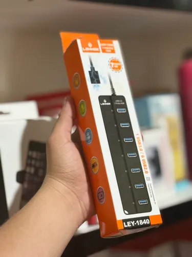 Hub Carregador adaptador USB com 7 Entradas
