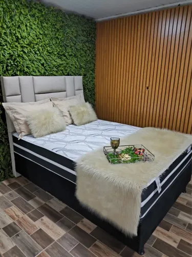 Cama Box Casal Conforto e Elegância Molas Ensacadas 