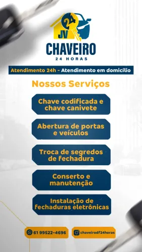 Chaveiro Gama e Santa Maria 24h