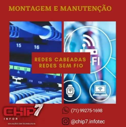 Montagem e Manutenção de Redes - Cabeada e Wi-Fi
