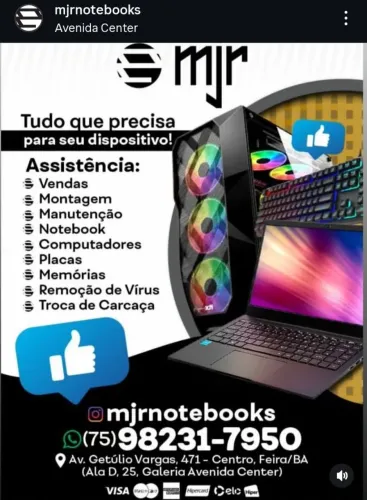Serviços em Geral para Notebooks- PCs- Residências e Empresariais